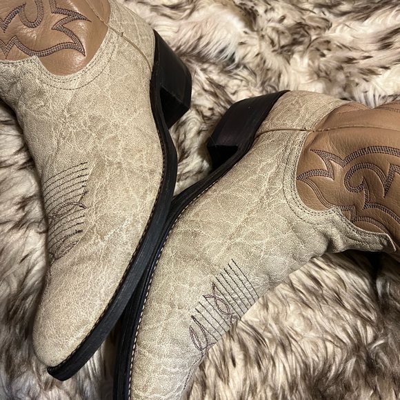 Dan Post Men's Western Boots - Tan and Cream - Picture 11 of 16